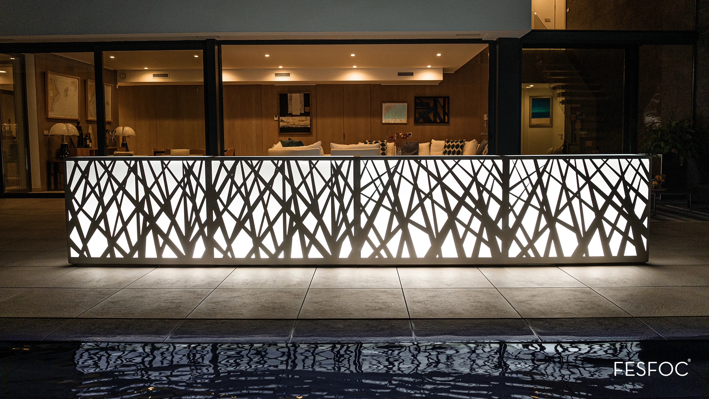 Vasos leds luminosos