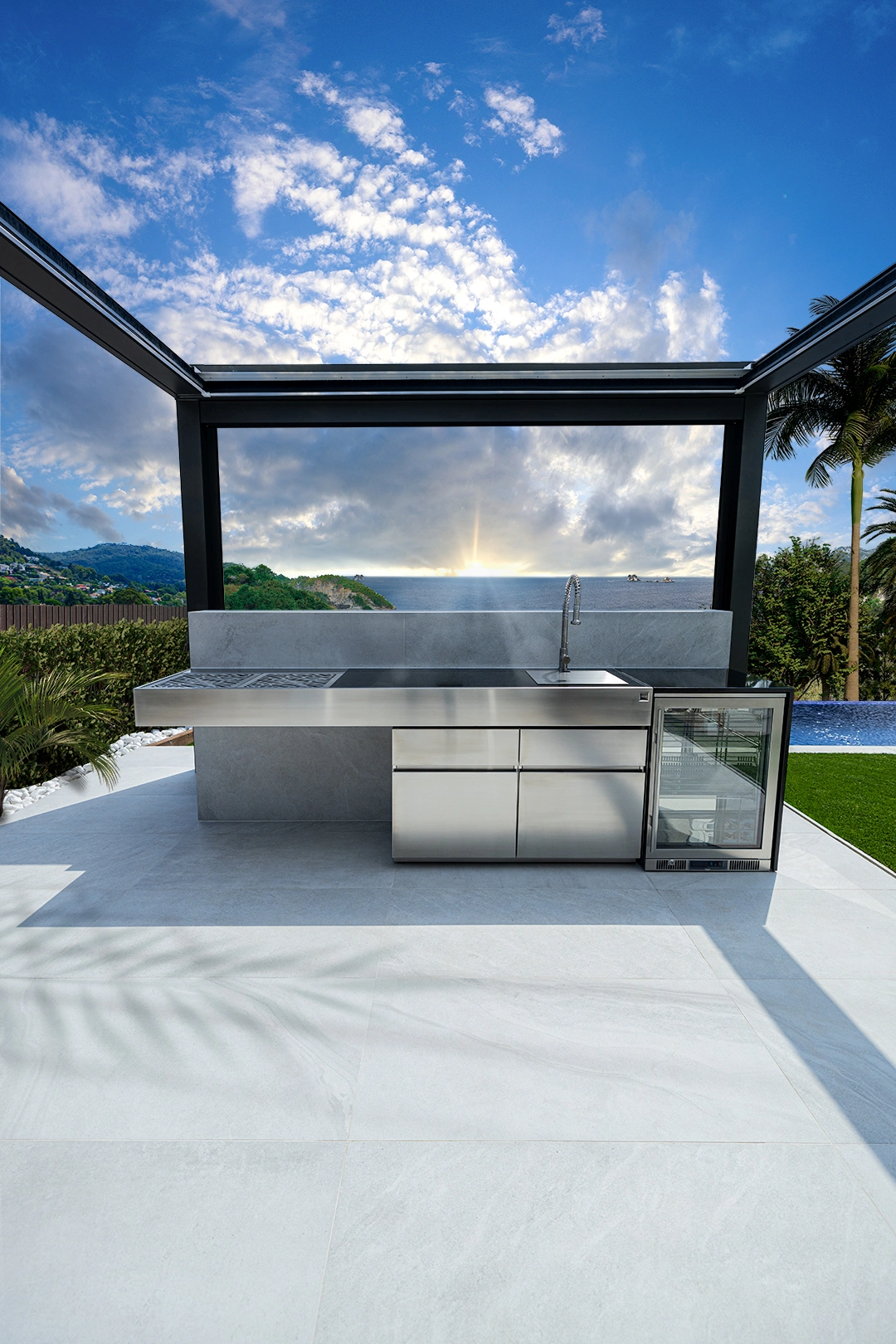 cozinha externa aberta