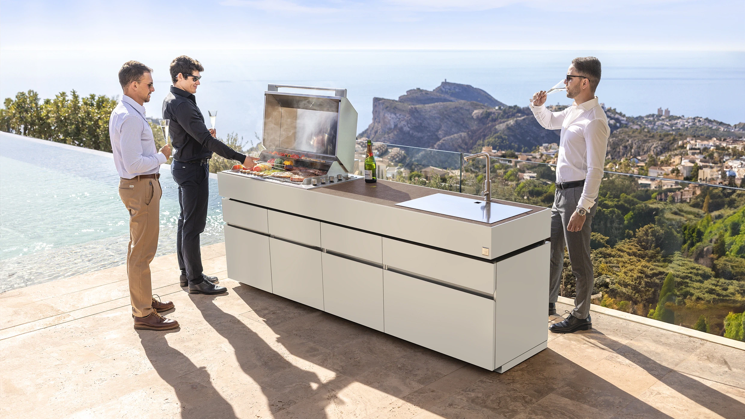 cozinha no fundo do quintal