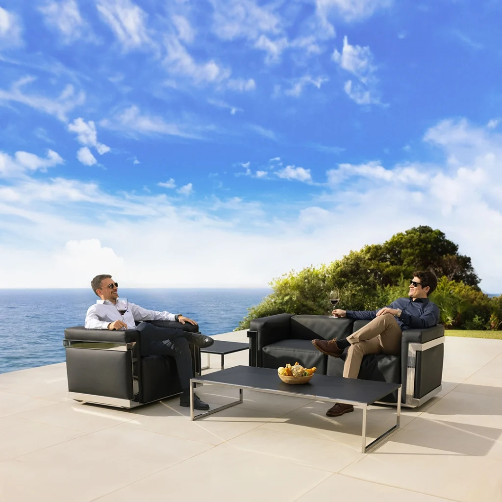 sofa exterior luxo