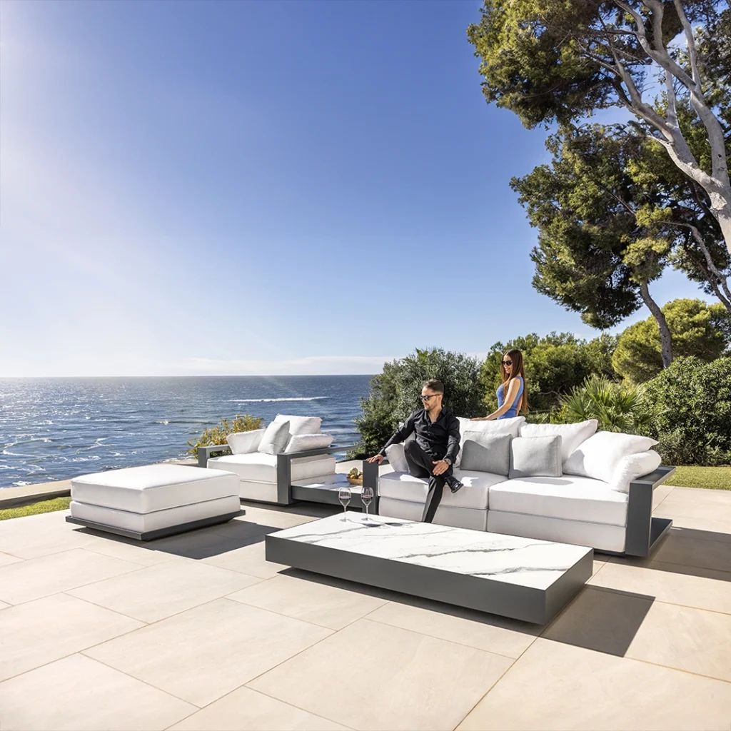 sofa exterior luxo